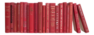 Decorative Books - Orchard Books - Red Books By The Foot