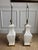 Chinoiserie Paul Hanson Vintage Blanc De Chine Chinoiserie Ceramic Lamps - A Pair With Original Shades For Sale - Image 3 of 9