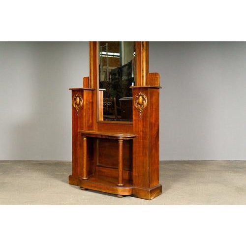 Art Nouveau Standing Mirror For Sale - Image 11 of 18