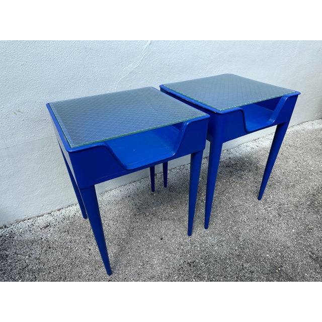 Midcentury European Open Shelf Side Tables - A Pair For Sale - Image 12 of 18