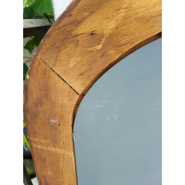 This Louis Philippe style accent mirror, featuring a classic wood frame design, elevates your space. Its antiqued gold...