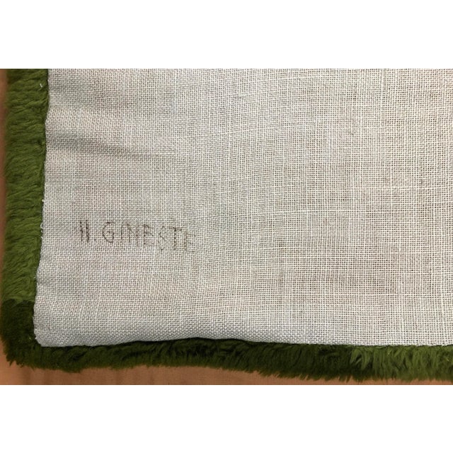 French Tapestry or Wall Decoration by Henri Gineste "Le Fou Du Roy" Kings Joker & Exhibit Catalog For Sale - Image 9 of 10