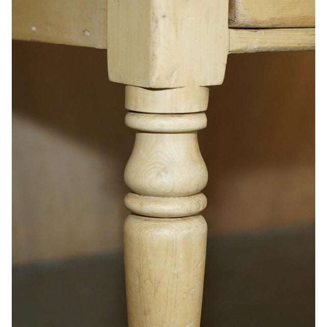 Antique Georgian Pine Housekeeper's Drawers Sideboard, 1800s For Sale - Image 6 of 18