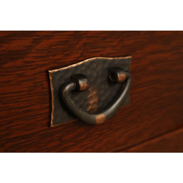 Stickley Mission Collection Oak Console Table Server For Sale - Image 10 of 18