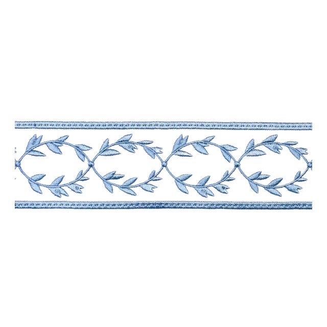 SAMPLE - Schumacher X Paloma Contreras Maison Vine Trim In Porcelain For Sale