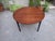 Wooden Dining Table with Extendable Round Top, 1950s, in Very Good conditions. Designed 1950 to 1959