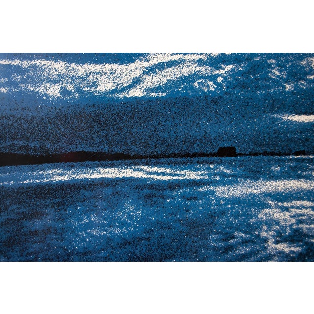 Photography in aluminum with aluminum frame. Nature Series Photographer Franco Fontana Print AMAR collections Milan 1976