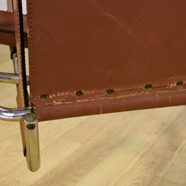 Model B3 Wassily Chair in Cognac Leather by M. Breuer for Knoll, 1940s For Sale - Image 10 of 18