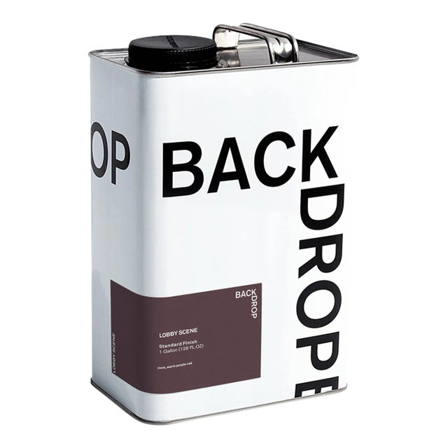 BACKDROP Standard Finish Interior Paint in Lobby Scene (Dark, Warm Purple-Red) - 1 Gallon For Sale