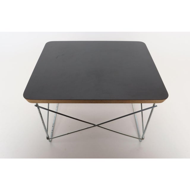 Charles and Ray Eames for Herman Miller LTR (low table rod) side table originally designed in 1950 in layered plywood with...