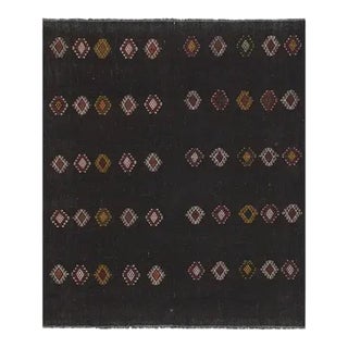 1970s Vintage Nomadic Goat Hair Kilim Rug 7'11'' X 9'1'' For Sale