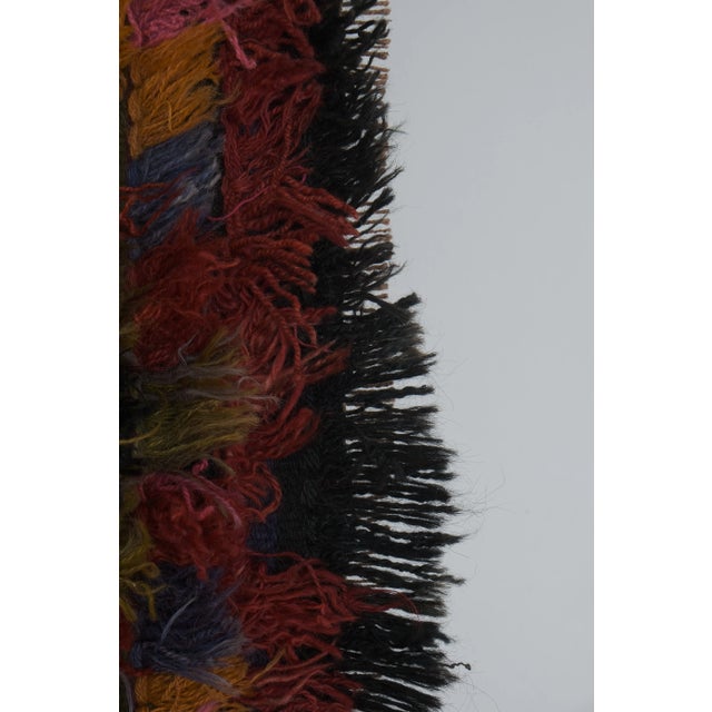 Vintage Turkish Shaggy Filikli Rug 3'1'' X 5'10'' For Sale - Image 10 of 13