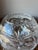 Contemporary Vintage Etched and Cut Crystal Glass Rose Bowl 6" For Sale - Image 3 of 10