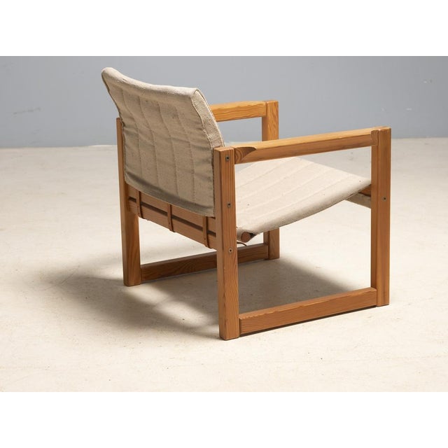 Mid-Century Modern Safari Armchair from Karin Mobring, Sweden, 1970s For Sale - Image 3 of 8