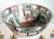 Vintage 10" Rose Medallion Hand Painted Chinese Export Decorative Serving Bowl For Sale - Image 9 of 9