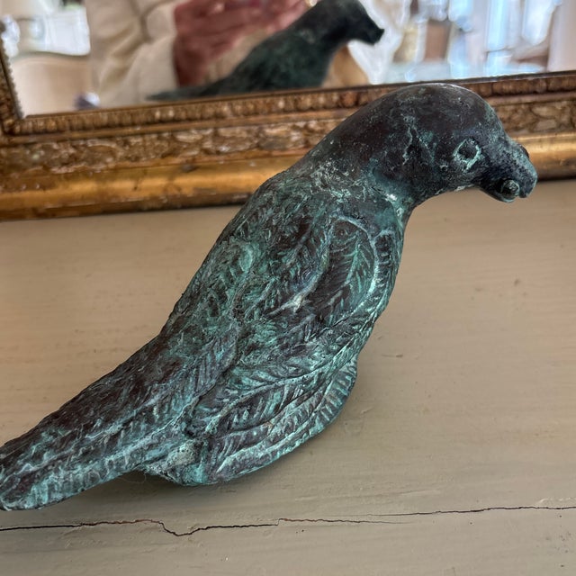Realism 1970s Bronze Bird With Worm in Mouth For Sale - Image 3 of 6