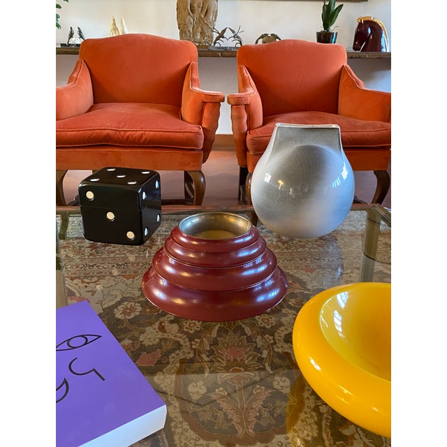 Mid-Century Modern 1970s Sculptural Pagoda Shaped Stacked Brass Trays / Vide Poche, Angelo Mangiarotti Italy - 4 Piece Set For Sale - Image 3 of 12