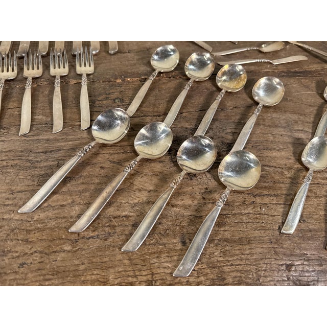 Community Silver Plate Flatware South Seas by Community With Serving Pieces - Service for 8 For Sale - Image 4 of 10