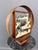 1970s Ann Wiseman Kinetic Sand Fountain Sculpture in Walnut, Lucite, and Brass For Sale - Image 9 of 9