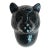 Vintage Rare Black Panther Wall Vase For Sale