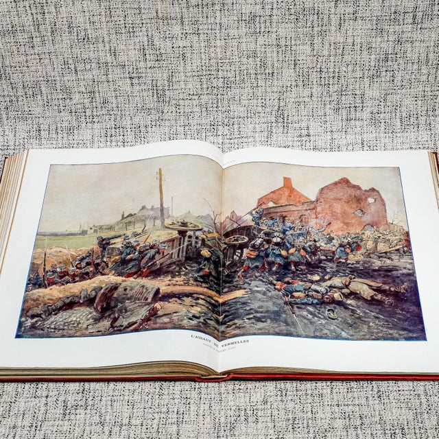 Rare 1915 l'Illustration French France World War I Photos Illustrations Advertising Antique Oversized Book For Sale - Image 10 of 17