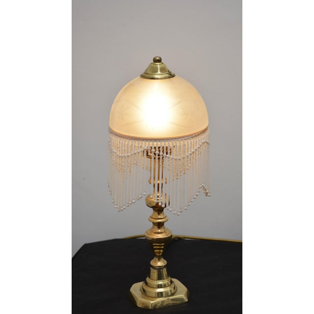 Metal Victorian Brass Table Lamps, 1870, Set of 2 For Sale - Image 7 of 15