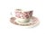 Vintage Jackson China Restaurant Ware Red Flower Teacup Coffee Cup Saucer Set- 2 Pc For Sale In Sacramento - Image 6 of 10