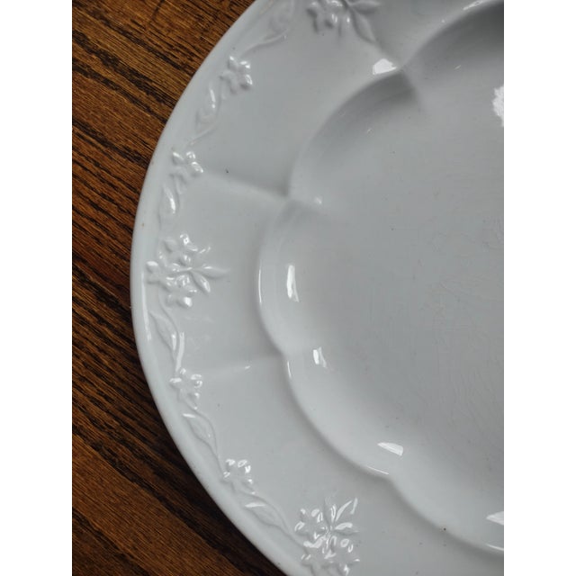 Offered is an antique English ironstone platter from the 1880's. It was made by J.W. Pankhurst and is in excellent...