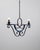 Metal 1900s French Metal Chandelier For Sale - Image 7 of 18