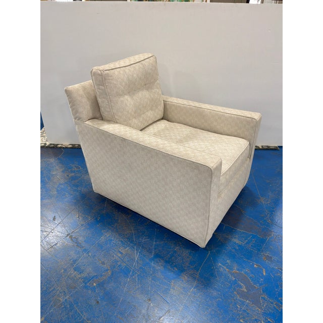 2020s Theodore Alexander Swivel Trac Arm Chair For Sale - Image 5 of 8