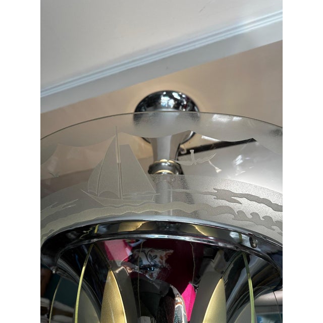 Vintage Art Deco Chandelier, 1930 For Sale - Image 11 of 14