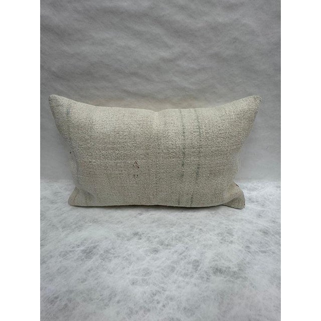 Turkish Hemp Pillow Cushion Natural Beige Pillow Cushion Cover 16" x 24" #30073 Enhance your home decor with our Kilim...