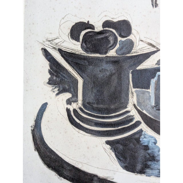 Modern Georges Braque, Still Life, Limited Edition Plate Signed Phototype, 1962 For Sale - Image 3 of 5
