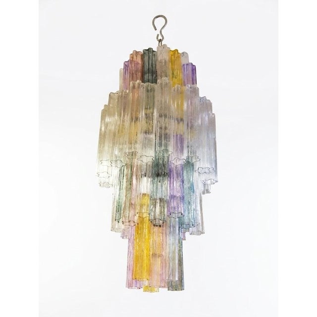 1960s Vintage Murano Glass Chandelier, 1960s For Sale - Image 5 of 5