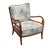 Vintage Armchair in Beech and Fabric, Italy, 1950s For Sale - Image 10 of 10