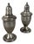 Antique Early 20th Century Set of Salt, Pepper, and Dispensers in Sterling Silver, Set of 2 For Sale