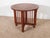 Late 20th Century Kimball Antique Style Mission Prairie Arts & Crafts Oak Round Occasional Table For Sale - Image 5 of 18
