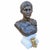 Bronze Vintage Italian Grand Tour Bronze Bust of Julius Augustus Caesar For Sale - Image 8 of 10