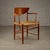 Brown Model 317 and 316 Dining Chairs and Stools by Hvidt and Mølgaard-Nielsen for Søborg Møbelfabrik, 1950s, Set of 10 For Sale - Image 8 of 18