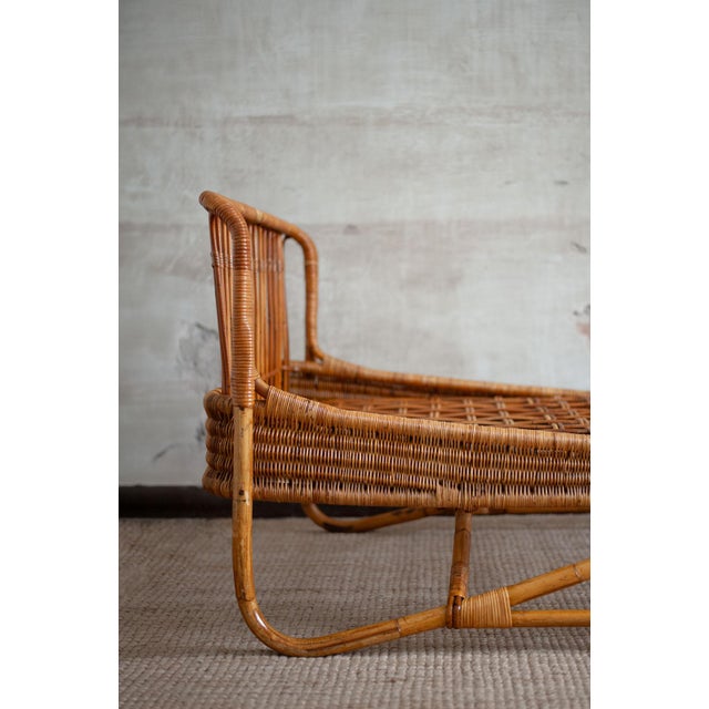 Bamboo Cane Daybed, 1960s, Set of 2 For Sale - Image 3 of 9