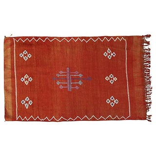 Moroccan Cactus Silk Rug - 5' X 3' For Sale