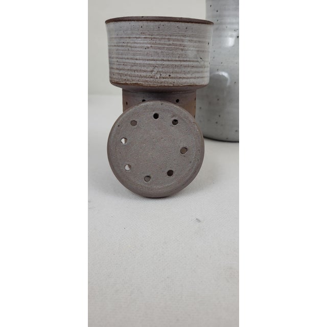 Stoneware Coffee Service by Jeanne & Norbert Pierlot, 1970s, Set of 7 For Sale - Image 14 of 18