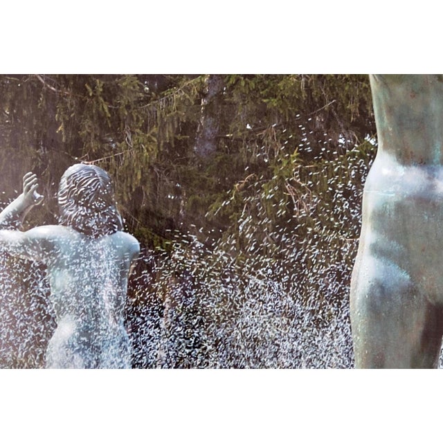 Cranbrook Amye Charfoos Orpheus Fountain by Carl Milles Color Photograph Signed For Sale - Image 10 of 11