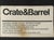 Crate & Barrel Leather Sleeper Sofa Crate and Barrel For Sale - Image 4 of 10