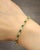 Modern 7.70 Ct Natural Emerald & Diamond Tennis Bracelet For Sale - Image 3 of 9