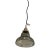 Restoration Hardware 20th C. Factory Filament Smoke Glass Funnel Barn Tall Pendant For Sale