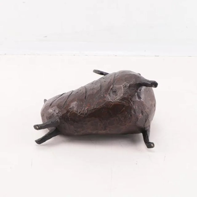 Rustic Bronze Sculpture "Dancing Sheep" 1992 by Jill Shwaiko For Sale - Image 4 of 9