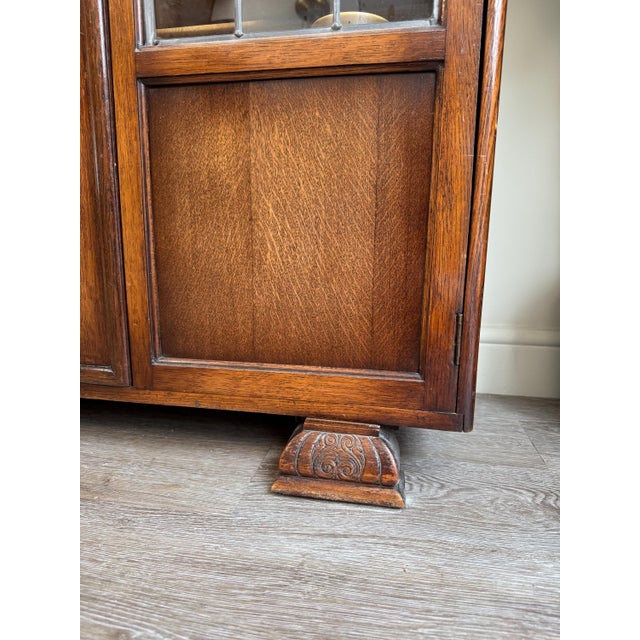Vintage Wooden Display Cabinet For Sale - Image 12 of 13