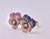 Metal Antique 14k Yellow Gold Double Pansy Brooch With Diamonds, Circa 1960s, Size 6.25 For Sale - Image 7 of 8