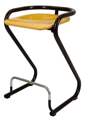 S70 Bar Chair in Black by Lindau and Lindekrantz for Lammhults, 1960s